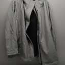 wantdo Women's Plus Size Softshell Jackets Hooded Warm Fleece Lined Windbreaker (4X, Grey)