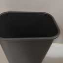 Rubbermaid Commercial Products Deskside Wastebasket/Trash Can, 3.25-Gallon/13-Quart, Black, Small, for Bedroom/Bathroom/Office, Fits Under Desk/Sink/Cabinet