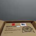 BEESTAR Rechargeable Floor Fan, 12-Speed Battery Operated, 15600mAh, 48-Hour Runtime, 360 Tilt, Metal Blade (12 INCH)