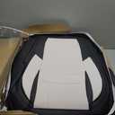 Car Seat Covers Full Set,Black White Car Seat Cover, Car Seat Protector Waterproof, Nappa Leather Car Seat Cushion, Fit for Most Cars