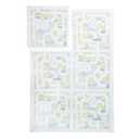 PopsyKosy Premium Baby Floor Play Mat - Thick & Cushioned 0.5 inch Playroom Foam Mat, Non-Toxic Odorless - 6 Tiles - Spacious 6x4 ft. - Stylish, Large, Waterproof for Kids & Toddlers -Pastel Blue Gray