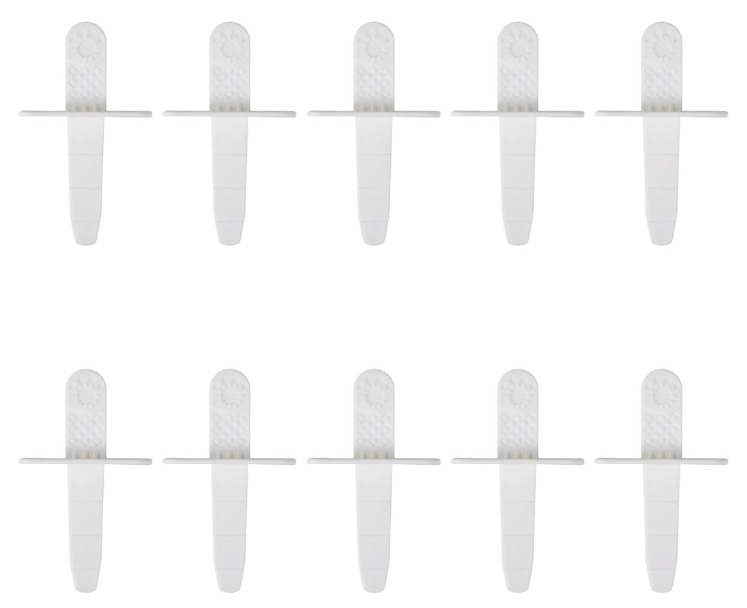 10 PCS Reusable Ice Pop Sticks – Compatible with 10Cavity Miaowoof Popsicle Molds, Plastic Sticks for Homemade Popsicles, FoodGrade & BPAFree