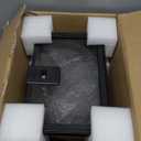 12"x8"x6" Mini Reptile Glass Terrarium Tank Kit (7 Pcs) Full View Hermit Crab Tank, Habitat Enclosure with Feeding Slot & Lock for Lizard, Bearded Dragon, Gecko, Frogs, Snake, Amphibians & Small Pets