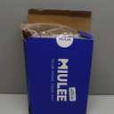 MIULEE Set of 2 Waffle Bathroom Rugs, Fall Boho Bath Rugs Non Slip Washable, Super Absorbent Bath Mats, Ultra Soft Rubber Backed Shower Mats for Bathroom Floor, Tub and Shower, Terracotta, 20x32 Inch