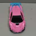 Rc Car, Remote Control Car Toys for Girls Birthday Gifts, 1:18 Pink Transform Robot Toy Cars with 360 Rotating Led Lights & One Button Deformation Transform Toys for Kids 3 4 5 6 7 8+