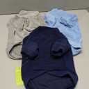 GYALAPERI Dog Sweater, 3 Pack Dog Sweaters for Small Dogs Girl Boy, Ultra Soft Warm Puppy Clothes Dog Coat for Winter (Lt Blue+Olive+Brown, Medium)