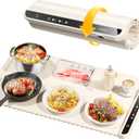 Warming Mat for Food, Food Warming Mat, Electric Warming Tray for Buffets Party and Home Daily Use, Heating Fastly in 10s, Portable Design, Timed Function for Your Family