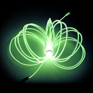 MaxLax EL Wire Lemon Green, 32.8ft/10m Portable Battery Pack Neon Light Strip 360 Cuttable Glowing Rope Lights for Parties, Halloween, DIY Decoration Yellow