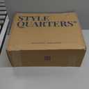 Style Quarters Cooling Comforter Queen Size, Lightweight Cool Comforter for Hot Sleepers and Night Sweats, Reversible Breathable Cool Quilt, 90"x90" Green&White