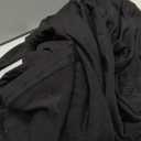 SOLY HUX Women's Sexy Halter Mini Dress Open Back Y2k Deep V Neck Backless Ruffle Fringe Bodycon Club Dresses (Plain Black), 