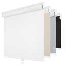 ChrisDowa Blackout Roller Shades Pull Down, Cordless Window Blinds for Home | 71" W x 72" H, White, Thermal Insulated, UV Protection, Room Darkening, Black Out Door Blinds for Indoor Windows & Office