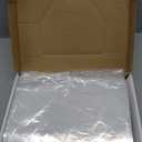 JMU 225 Pcs Dental Half Chair Cover, 24" x 27.5" Disposable Clear Plastic Sleeve Protector (Medium)