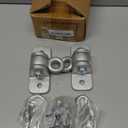 Jungle Gym Kingdom Swing Set Hangers - 2 Heavy Duty Brackets with Locking Snap Hooks for Porch, Patio, Playground - Indoor/Outdoor Hardware & Accessories