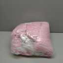 Homemate Electric Heated Blanket Twin Size - 62"x84" Heating Blanket Twin Size 1/2/4/6/8 Hours Auto-Off 10 Heat Level Over-Heat Protection Soft Flannel Sherpa ETL Certification (06 - Pink(striped))