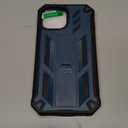 FNTCASE for iPhone 15 Phone Case: for iPhone 13 & 14 & 16e Case Military Grade Shockproof Protection Hard Phonecase - Dual Layer Matte Textured Drop Proof Rugged Protective Cover - 6.1 Inch Blue