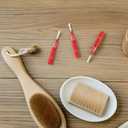 4 x Didiseaon 50 Pcs Interdental Brush for Braces, Disposable Braces Flossers Toothpick Teeth Flossing Head Oral Hygiene Flosser Toothpick Soft Cleaning Tool (1 Count (Pack of 1), Red)