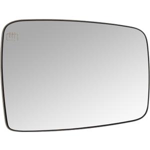 Fit System 33244 Driver Side Heated Mirror Glass w/Backing Plate, Dodge Ram Pick-Up 1500, Ram Pick-Up 2500, 3500, 6 3/8" x 9" x 10" (w/o Towing pkg, w/o auto dimming)