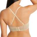 Bali Women's One Smooth U Strapless Bra, Ultimate Stay in Place, 7-Way Multiway Underwire Bra, Full Coverage (Beige, L) 36DD