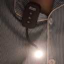 Clip-On Light for Clothes with Portable Case  Book Light, USB Rechargeable LED Lamp for Reading in Bed, Eye-Friendly 3 Color Modes, 3-Level Dimming, Book Lovers Gifts (Black)