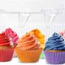 Plastic Cupcake Containers Boxes | 6 Compartment  50 Pack | Disposable High Dome Dozen Cupcake Holder With Lid Bulk | Extra Sturdy Stackable Cupcake Boxes | Durable Muffin Packaging Transporter To Go