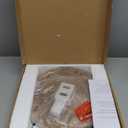 NIKKY HOME Rustic Farmhouse Wood Wall Clock - 12 Inch Battery Operated Silent Non Ticking Distressed Wooden Shiplap Clock for Kitchen, Living Room, Bedroom, Bathroom