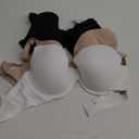 Fruit of the Loom Women's Multi-Pack Cotton T-Shirt Bra - Ultra-Soft, Flexible, and Invisible Under Tees (36DD)