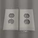 CML Jumbo Duplex Outlet Covers, 20 Pack Oversized Electrical Outlet Wall Plate, 1-Gang Switch Plates, Dual Receptacle Faceplate, Over-Size 3.5 x 5.5, Impact Resistant, Gloss White, ETL Listed