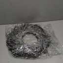 Suncalla Iced Winter Wreath for Front Door 15.78 Inch Christmas Glitter Shiny Silver Door Decoration Xmas Artificial Rhinestone Wreath for Window Wall Fireplace Indoor Outdoor Decor