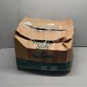 Cozy Bliss Faux Fur Throw Blanket for Couch, Cozy Warm Plush Striped Blanket for Sofa Bedroom Living Room, 108 * 90 Inches Navy Blue