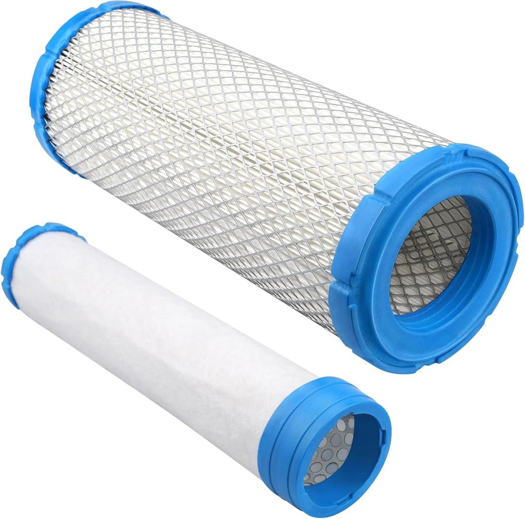 11013-7044 25 083 01 Air Filter & 11013-7045 2508304-S Pre Filter for Kawasaki 11013-7020 11013-7019 for Kohler 25 083 01-S for John Deere M131802 for B&S 841497 for Gravely 21536900 Lawn Mower