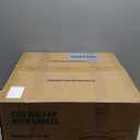 Boho Retractable Ceiling Fan with Lights 42 Inch Wood Beaded Chandelier with Fan Farmhouse Black Rattan Fandelier with Brown Retractable Blade for Bedroom Kids Room Girls Room Kitchen