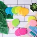 2 x (12 Pads) Bubble Sticky Notes 3x3 Inches,Cute Bright Colors Self-Stick Pads, Easy to Post for Home, Notebook, 72 Sheets/pad