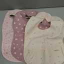 KeaBabies 3-Pack Waterproof Baby Bibs for Eating - Lightweight Toddler Feeding Bibs with Large Food Catcher, Mess Proof, Food-Grade Baby Eating Essentials, Easy to Put On & Clean (Butterflies)