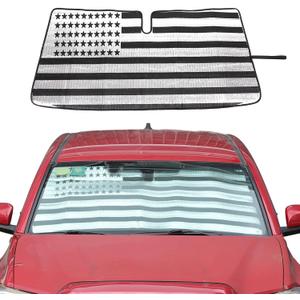 Car Windshield Sun Shade Compatible with Toyota Tacoma 2006-2026 Auto Windshield Sunshades Foldable Blocks UV Rays Sun Visor to Keep Your Vehicle Cool and Damage Free (Style C)