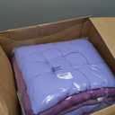 Extra Large Outdoor Picnic Blanket with Table Runner and Floor Pillow Cushion for Picnic Wedding Birthday Baby Shower Backyard(91 x 71'',Purple,6-Person)