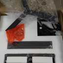 Gadroad Round End Table with Charging Station, USB Ports and Anti-Drop Fence, Wood Tabletop & Black Metal Frame, 2-Tier Side Table for Living Room, Bedroom, Black 15.7 * 15.7 * 23.0 inches