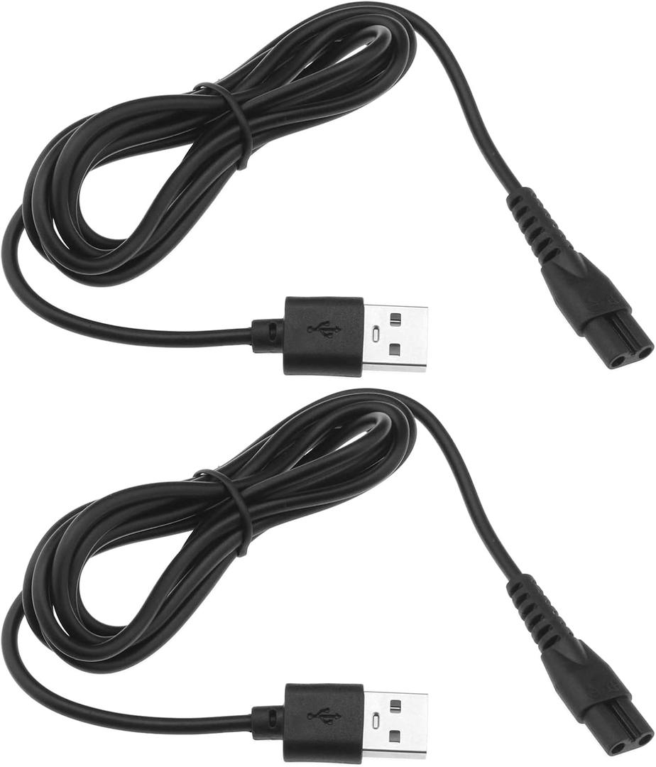 2Pcs Window Vacuum Cleaner USB Charging Cables Replacement Compatible with Karcher WV1/ WV1 Plus/ WV2/ WV5/ WV5 Premium/ WV60 USB Charger Power Cable