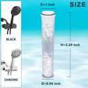 3-Pack Replacement Shower Filter Cartridge Compatible with MakeFit SSJ731,SW9730 Filtered Shower Head,Water Softener Filter for Hard Water Reduce Chlorine and Harmful Substances