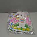 8 Pcs Easter Yard Decorations Outdoor,Easter Egg Decorations for Outside,Bunny Yard Sign with Stakes,Easters Party decor,Outdoor lawn decor Egg and bunny