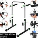 Leinuosen 24.4 Inch Walking Pad Handle Bar Only with Cup and Phone Holder Stainless Steel Adjustable Treadmill Handrail Handlebar Increase Height from 38.58 to 47.24 Inch, Walking Pad Accessories