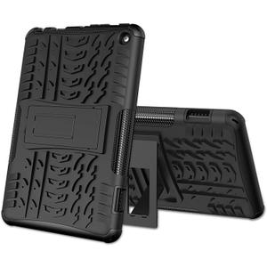 ROISKIN for Flre 7 Tablet Case 12thGeneration 2022 Release with Kickstand for Kids (Black)