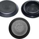 141 Pcs Auto Body Black Plastic Hole Plug Button and Flush Mount Sheet Metal Plug Assortment Kit - Fits Hole Size 1/2", 3/4", 3/8", 7/8