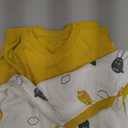 Newborn Baby Boys 2 Pack Cotton Romper Outfits Infant Long Sleeve One-Piece Toddler Button Jumpsuits, 3-6months