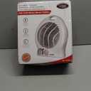 Optimus H-1322 Portable 2-Speed Fan Heater with Thermostat , White