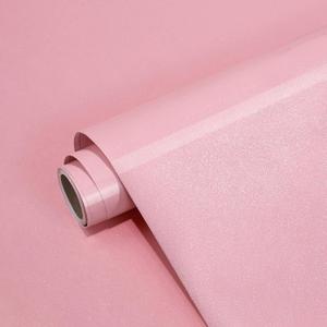 Pink Glossy Contact Paper for Countertops 23.6"x118" Glossy Shiny Peel and Stick Wallpaper Waterproof Self Adhesive DIY Wall Paper for Kitchen Cabinet Table