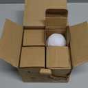 Liii&ARTMAN LED Small Bulb G16 Light Globe 4W Matte White E12 Dimmable 2700K Warm Light CRI97 320lm Equal to 30W Incandescent Bulb (4-Pack)