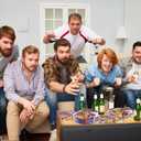 40Pcs Los Angeles Party Supplies include 20 plates, 20 napkins for The Laker party decoration