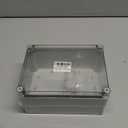 LeMotech Junction Box IP67 Waterproof Dustproof Electrical Box Project Box DIY Enclosure Gray with Transparent Clear Cover, External Size 7.9x5.9x3.9in (200x150x100mm)