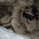 EverGrace Ultra Soft Luxury Fluffy Faux Rabbit Fur Throw Blanket, Thick Warm Bubble Throw for Bed, Cozy Plush Reversible Blankets for Couch, Chair, Sofa, Dark Taupe, 60x80 Inches