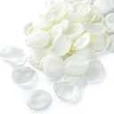 Artificial Ivory White Rose Petals 300pcs Reusable Silk Rose Petals Separated Flower Petals for Wedding Flower Girl Basket Anniversary Party Dinner Table Decoration
